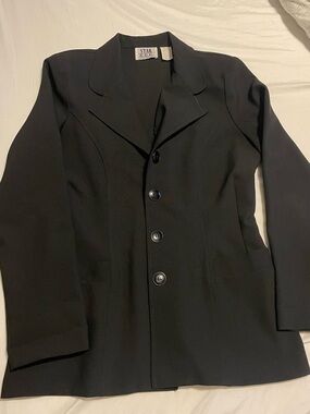 Vintage Star CCC Women's Black Tailored Blazer